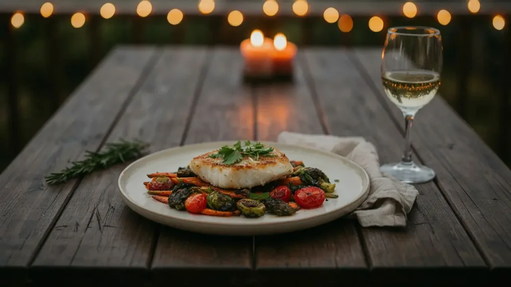 Farm-to-table dish at a Vacaville restaurant